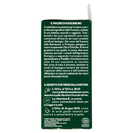 Tesori di Provenza Siero Viso Anti-età con Olio d'Oliva Biologico, Ricco in Polifenoli, 30 ml